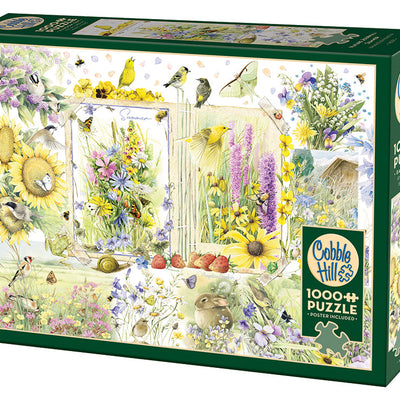 Jigsaw Puzzles, Cobble Hill: Nature Journal – Summer 1000pc Compact Puzzle