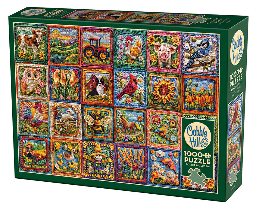 Cobble Hill: Country Life Crochet 1000pc Puzzle