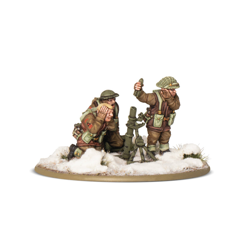 Bolt Action: British & Canadian Infantry Winter) Medium Mortar Team