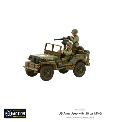 Warlord Games, US Army Jeep with .30 cal MMG