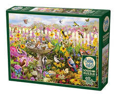 Cobble Hill: Backyard Bird Bath 1000pc Puzzle