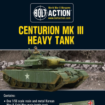 Miniatures, Bolt Action: Centurion Mk III Heavy Tank