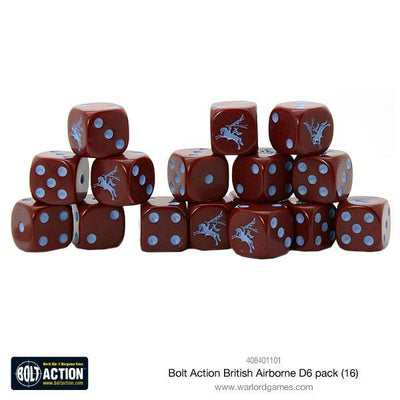 Dice, Bolt Action: British Airborne D6 pack x16