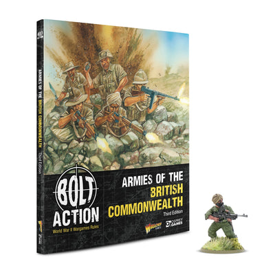 Miniatures, Bolt Action: Armies of the British Commonwealth Third Edition with Havildar Umrao Singh VC Miniature