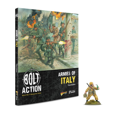All Products, Bolt Action: Armies of Italy Third Edition with 'Desert Lightning' Book Miniature