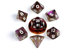 Fanroll: Stardust Supervolcano 10mm Mini Polyhedral Dice Set