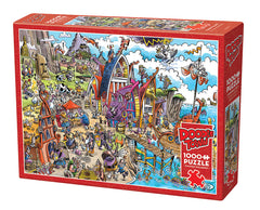 Cobble Hill: DoodleTown – Viking Village 1000pc Puzzle