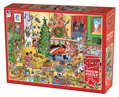 Cobble Hill: DoodleTown – Catching Santa 1000pc Puzzle