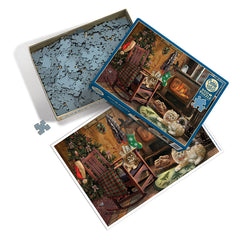 Cobble Hill: Kittens by the Stove 500pc Puzzle