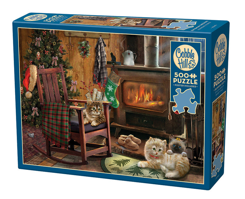 Cobble Hill: Kittens by the Stove 500pc Puzzle