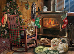 Cobble Hill: Kittens by the Stove 500pc Puzzle
