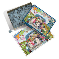 Cobble Hill: Country Truck in Spring 500pc Compact Puzzle