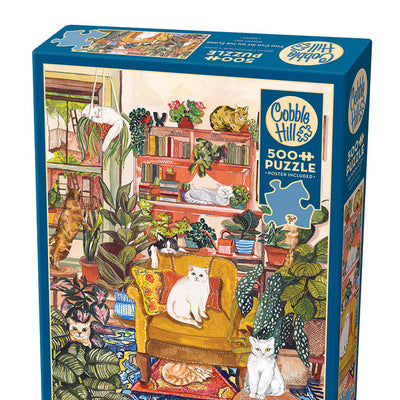 Jigsaw Puzzles, Cobble Hill: You Can Sit on the Floo 500pc Compact Puzzle