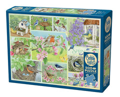 Cobble Hill: Garden Birds in Spring 500pc Puzzle