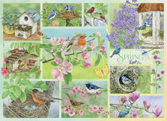 Cobble Hill: Garden Birds in Spring 500pc Puzzle