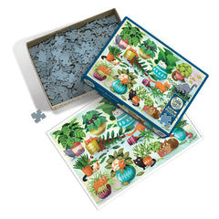 Cobble Hill: Cats vs. Plants 500pc Compact Puzzle