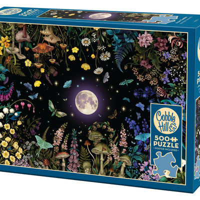 Jigsaw Puzzles, Cobble Hill: Night Garden 500pc Puzzle