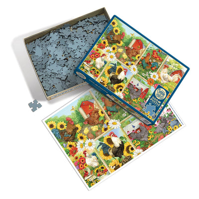 Jigsaw Puzzles, Cobble Hill: Cockadoodledo 500pc Puzzle