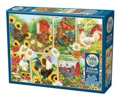 Cobble Hill: Cockadoodledo 500pc Puzzle