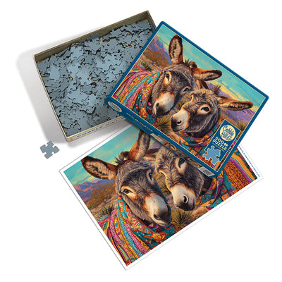 Jigsaw Puzzles, Cobble Hill: Dos Burros 500pc Puzzle