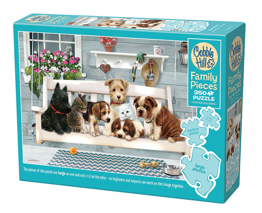 Cobble Hill: Porch Pals 350pc Family Puzzle