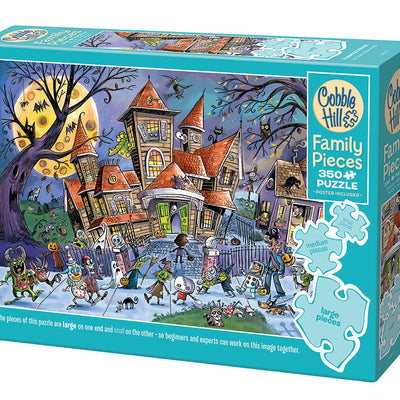 Jigsaw Puzzles, Cobble Hill: Haunted House 350pc Family Puzzle