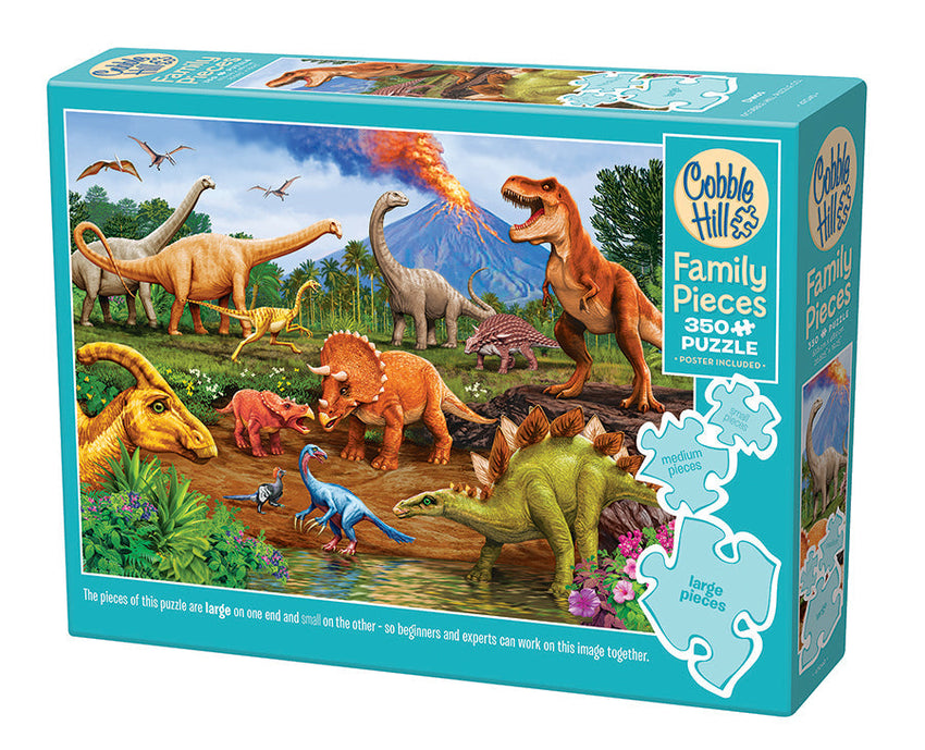 Cobble Hill: Dinos 350pc Family Puzzle
