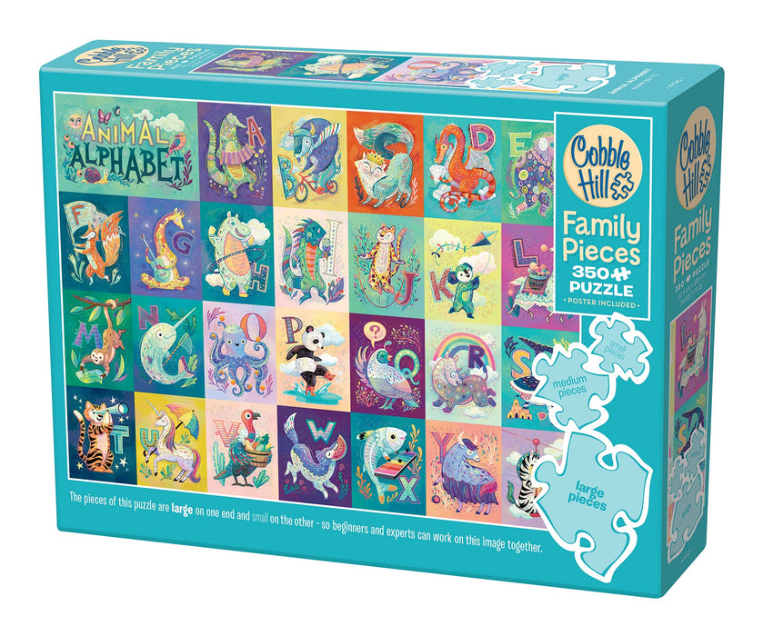 Cobble Hill: Animal Alphabet 350pc Puzzle