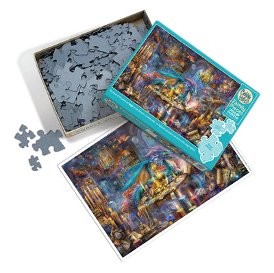 Jigsaw Puzzles, Cobble Hill: The Library Keeper 350pc Family Puzzle
