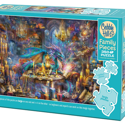 Jigsaw Puzzles, Cobble Hill: The Library Keeper 350pc Family Puzzle
