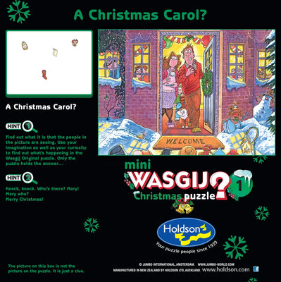 Jigsaw Puzzles, Wasgij Mini Christmas 1: A Christmas Carol? 100pc Puzzle