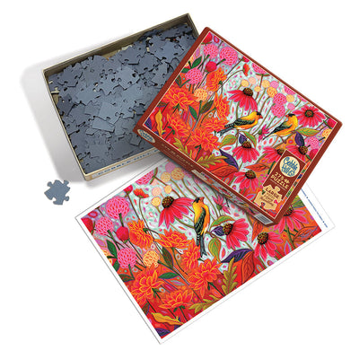 Jigsaw Puzzles, Cobble Hill: Springtime Goldfinches 275pc Easy Handling Puzzle