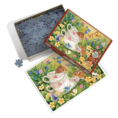 Jigsaw Puzzles, Cobble Hill: Tea for Two 275pc Easy Handling Puzzle