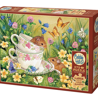 Jigsaw Puzzles, Cobble Hill: Tea for Two 275pc Easy Handling Puzzle