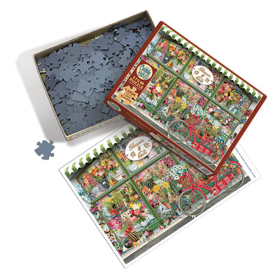 Jigsaw Puzzles, Cobble Hill: Flowers and Cacti Shop 275pc Easy Handling Puzzle
