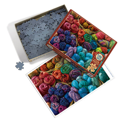 Jigsaw Puzzles, Cobble Hill: A Yen for Yarn 275pc Easy Handling Puzzle