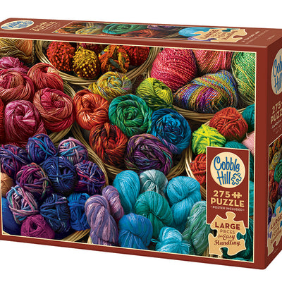 Jigsaw Puzzles, Cobble Hill: A Yen for Yarn 275pc Easy Handling Puzzle