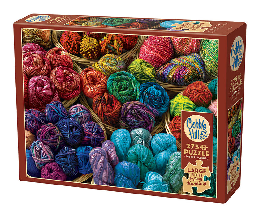 Cobble Hill: A Yen for Yarn 275pc Easy Handling Puzzle