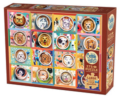 Cobble Hill: Puppy Lattes 275pc Easy Handling Puzzle
