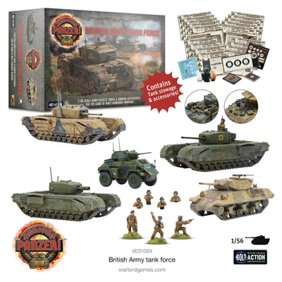 Miniatures, Achtung Panzer! British Army Tank Force