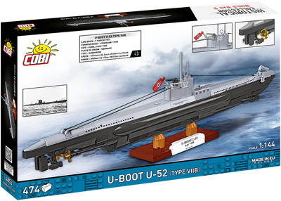 COBI - Construction Blocks, COBI U-Boot U-52 Type VIIB Submarine