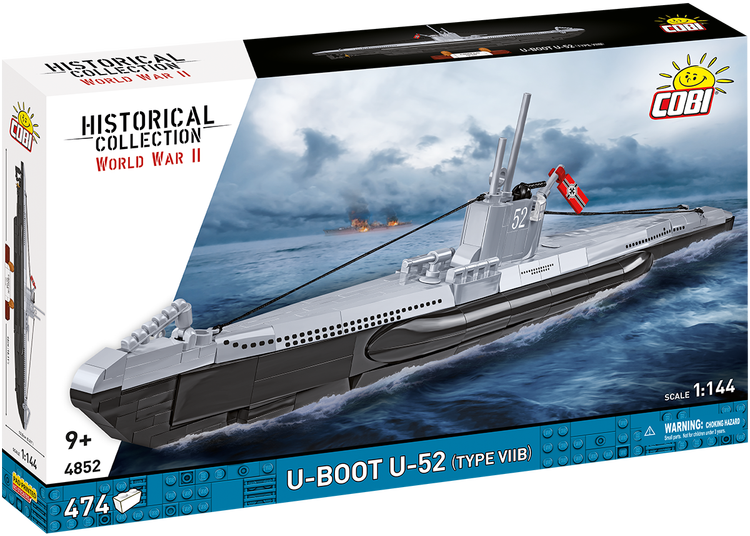 COBI U-Boot U-52 Type VIIB Submarine