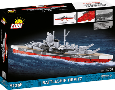 COBI - Construction Blocks, COBI German Battleship Tirpitz 593pc