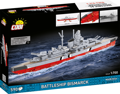 COBI - Construction Blocks, COBI German Battleship Bismarck 590pc