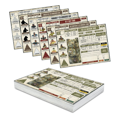 Products, Achtung Panzer! Allies Datacards Pack
