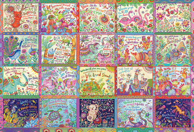 Jigsaw Puzzles, Cobble Hill: Happy Thoughts 2000pc Puzzle