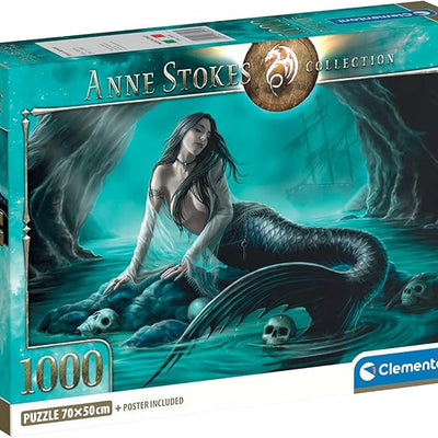 Jigsaw Puzzles, Anne Stokes: Siren's Lament; 1000pc Compact Puzzle