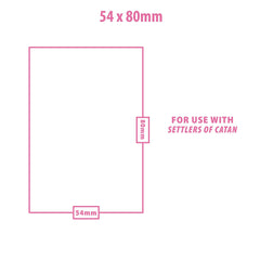 Ultra Pro: Board Game Sleeves for 54mm x 80mm CATAN Cards 50 Pack