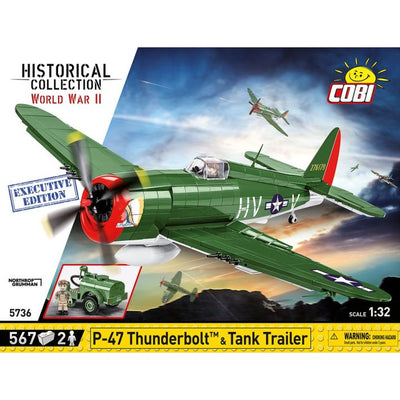 COBI - Construction Blocks, Thunderbolt P47 Executive Edition 567PC