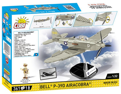 COBI - Construction Blocks, COBI Bell P-39D Airacobra Fighter 361pc